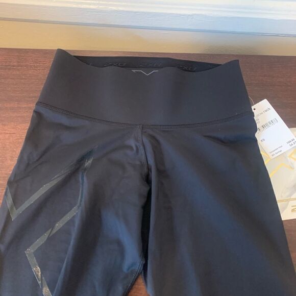 2 XU MCS bonded midrise lightweight quick drying coat waistband leggings - Picture 6 of 8